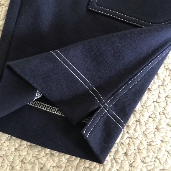 Neiman Marcus Pedal Pushers Navy Blue - Picture 3 of 8